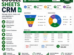 Google Sheets CRM